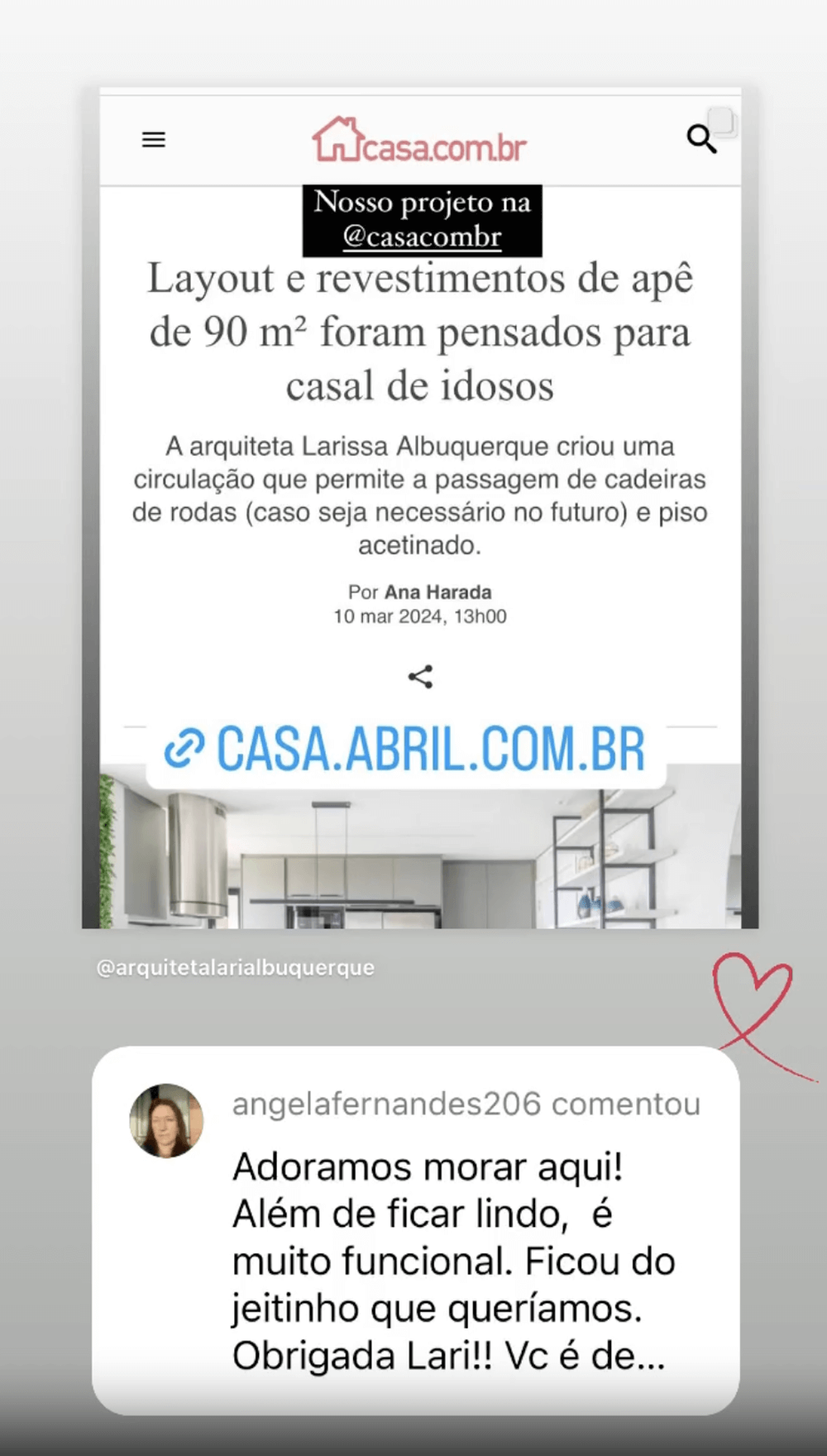 Arquiteta Lari Albuquerque - Feedback - 4